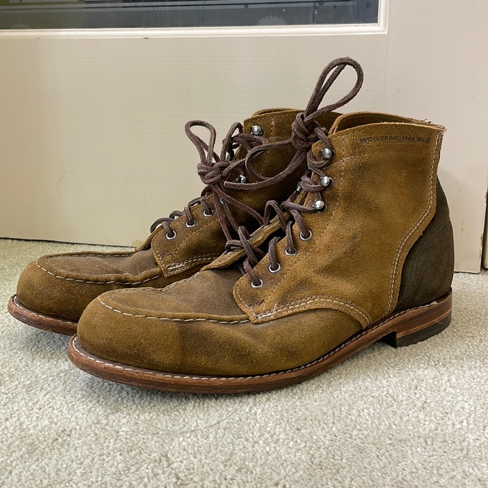 Wolverine 1000 mile boots size 10 D